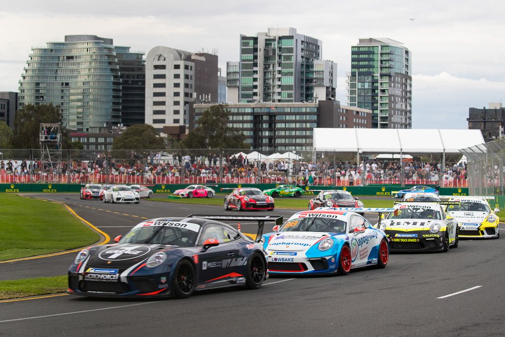 Tim Miles with McElrea Racing at the Aust Grand Prix