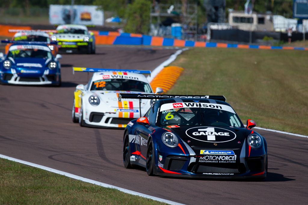 Tim Miles with McElrea Racing at the Porsche Carrera Cup Darwin Hidden Valley