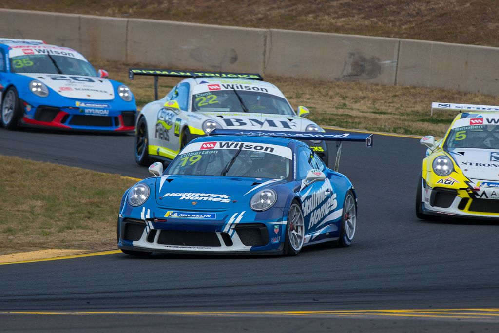 Anthony Gilbertson with McElrea Racing at Sydney Motorsport Park for round 5 of the 2018 Porsche Carrera Cup