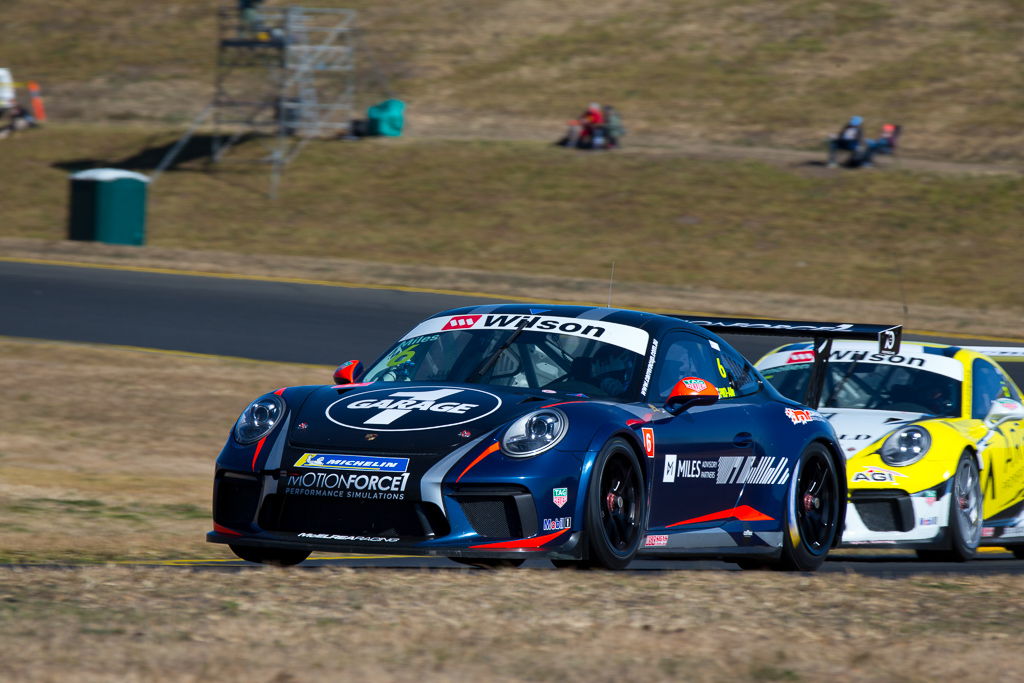 Tim Miles with McElrea Racing at Sydney Motorsport Park for round 5 of the 2018 Porsche Carrera Cup