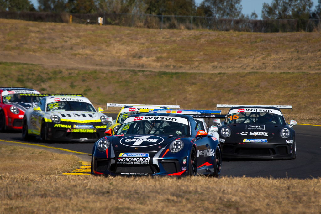 Tim Miles with McElrea Racing at Sydney Motorsport Park for round 5 of the 2018 Porsche Carrera Cup