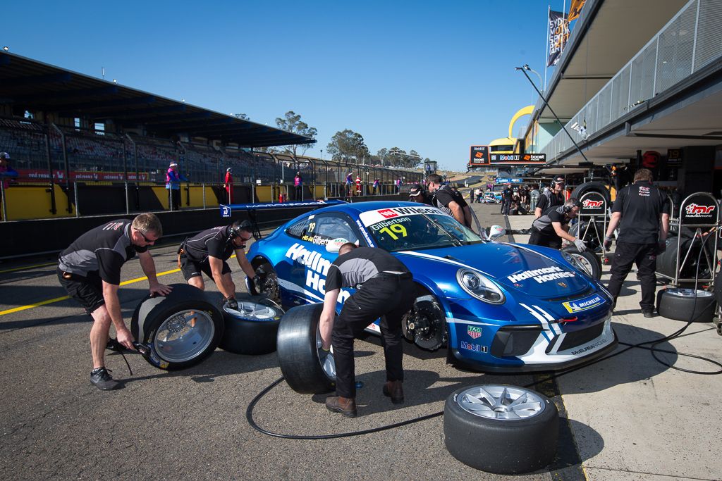 Anthony Gilbertson with McElrea Racing at Sydney Motorsport Park for round 5 of the 2018 Porsche Carrera Cup