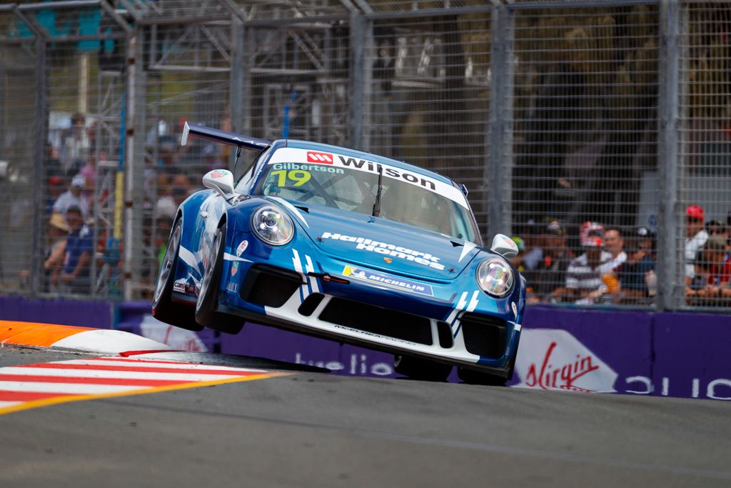 Anthony Gilbertson with McElrea Racing at Surfers Paradise for round 8 of the 2018 Porsche Carrera Cup Championship