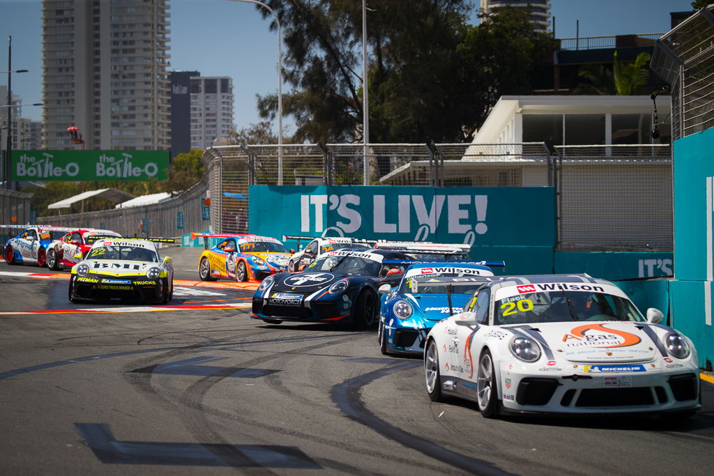 Tim Miles with McElrea Racing at Surfers Paradise for round 8 of the 2018 Porsche Carrera Cup Championship