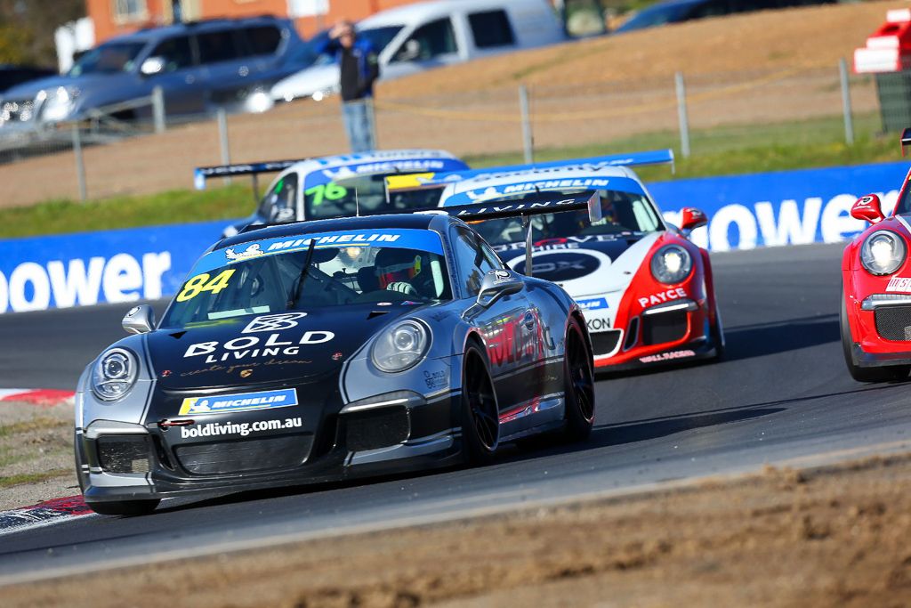 Brett Boulton with McElrea Racing at Winton for round 5 of the Porsche GT3 Cup Challenge