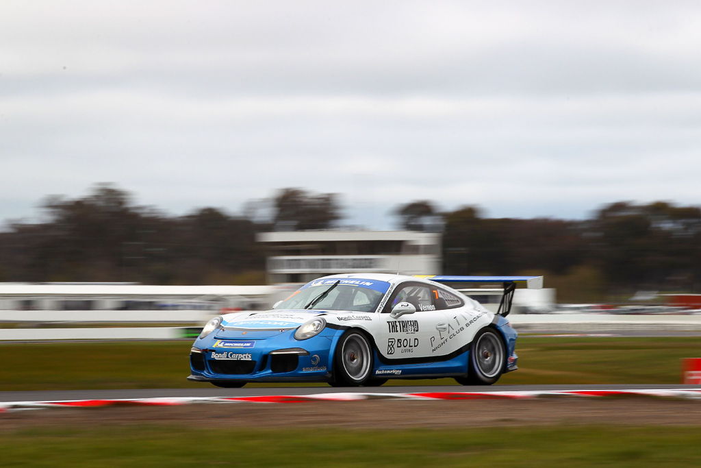 Jimmy Vernon with McElrea Racing at Winton for round 5 of the Porsche GT3 Cup Challenge