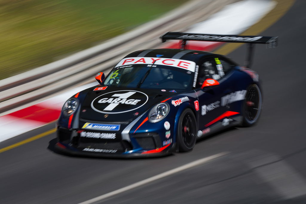Tim Miles with McElrea Racing in the Porsche Carrera Cup at the Clipsal 500 in Adelaide