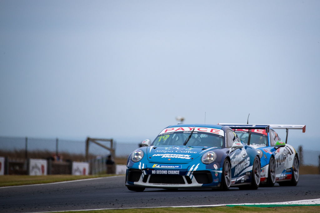 Anthony Gilbertson with McElrea Racing in the Porsche Carrera Cup at Phillip Island