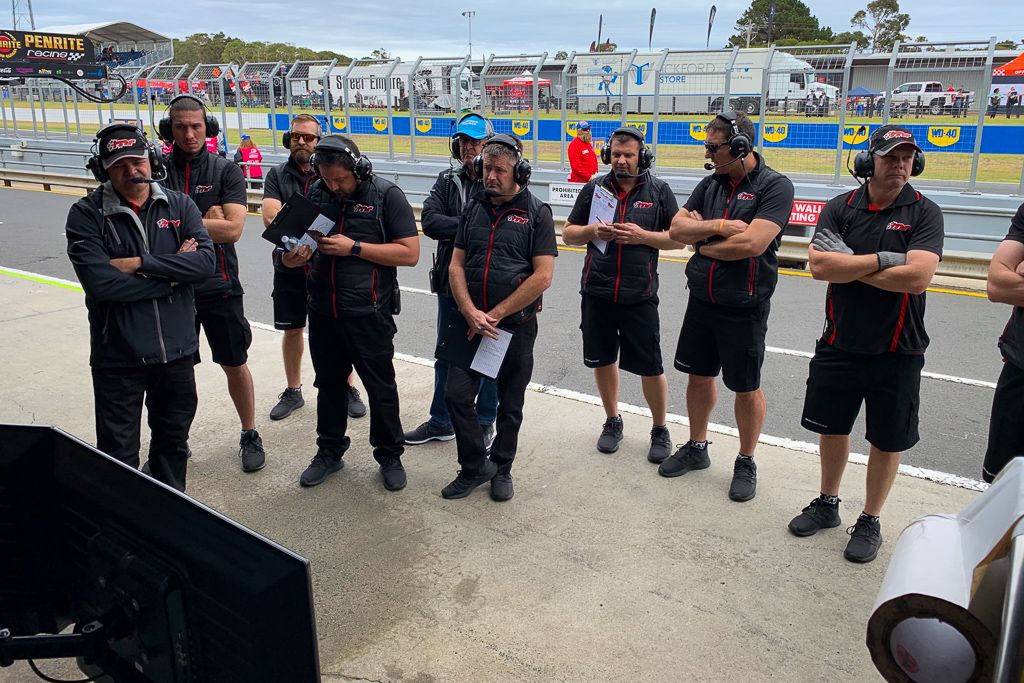 McElrea Racing crew at Phillip Island Circuit 2019