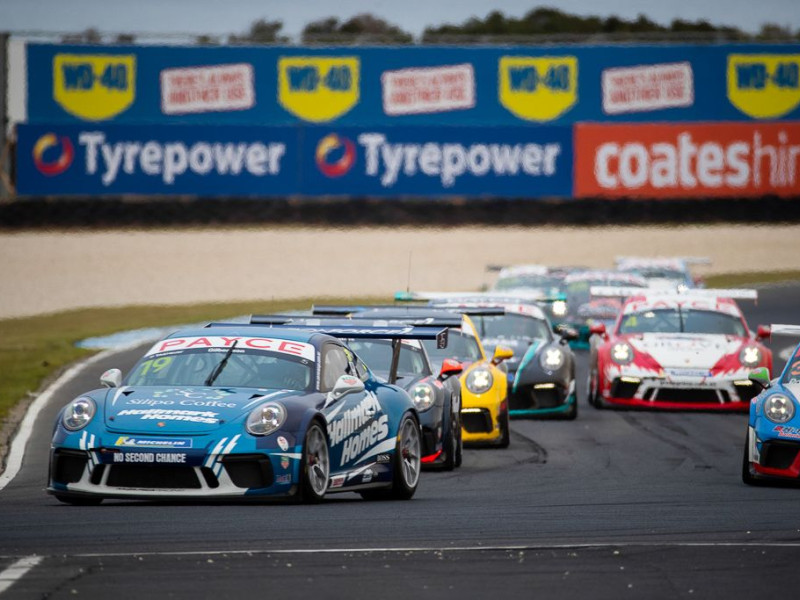 Anthony Gilbertson #19 racing at Phillip Island Circuit 2019