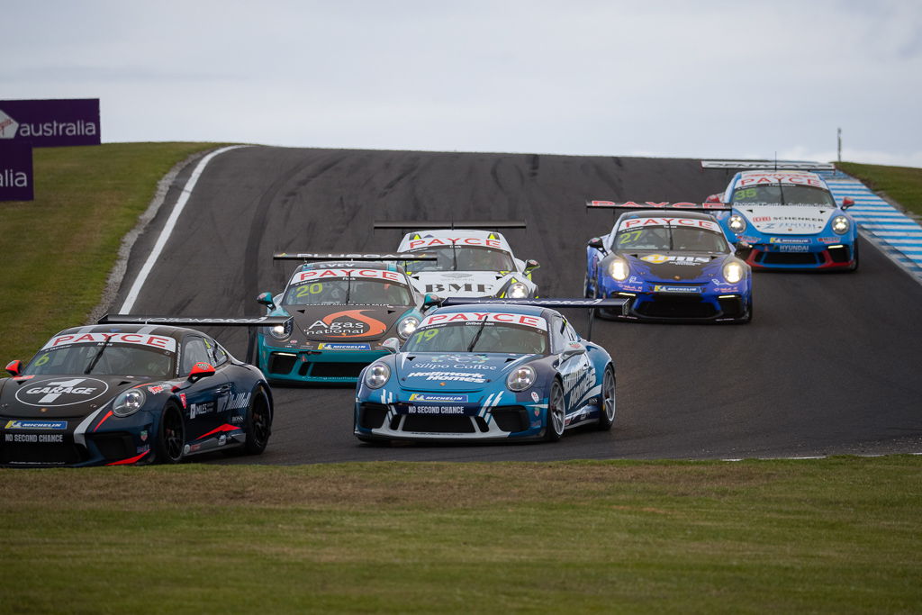 Anthony Gilbertson #19 racing at Phillip Island Circuit 2019
