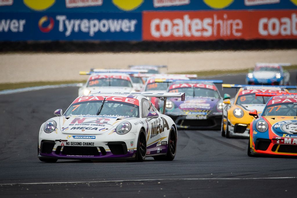 Warren Luff with McElrea Racing in the Porsche Carrera Cup at Phillip Island