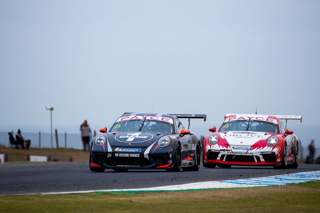 Tim Miles with McElrea Racing in the Porsche Carrera Cup at Phillip Island