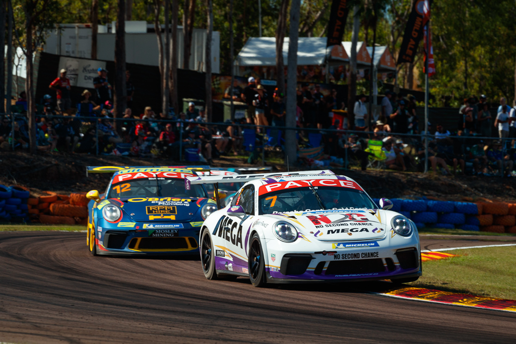 Warren Luff with McElrea Racing at Hidden Valley in Darwin