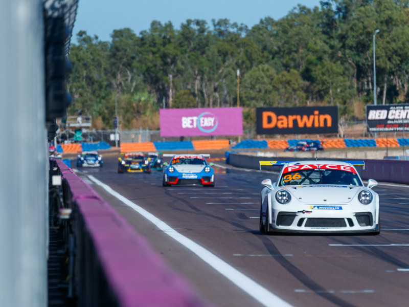 Cooper Murray #36 racing at Hidden Valley Raceway 2019