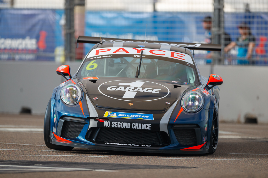 Tim Miles with McElrea Racing in the Porsche Carrera Cup at Townsville