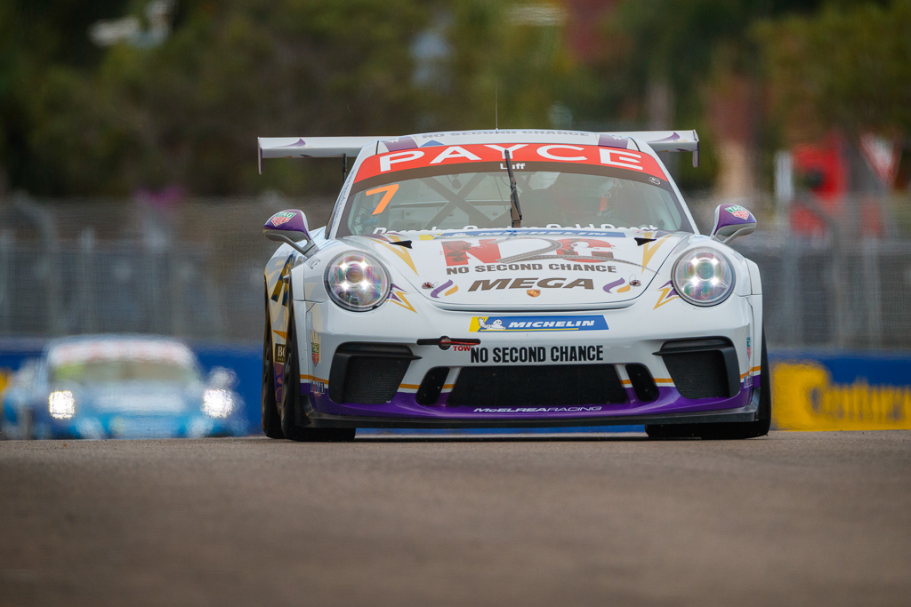 Warren Luff with McElrea Racing in the Porsche Carrera Cup at Townsville