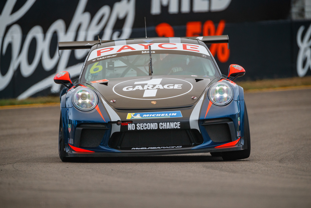 Tim Miles with McElrea Racing in the Porsche Carrera Cup at Townsville