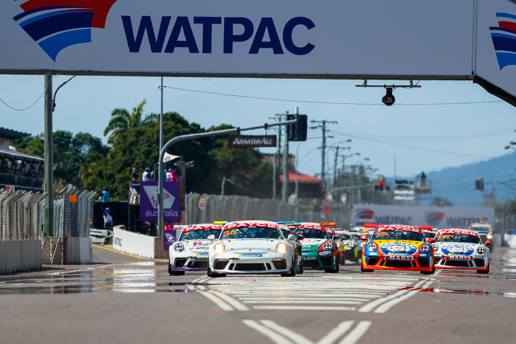 Cooper Murray with McElrea Racing in the Porsche Carrera Cup at Townsville