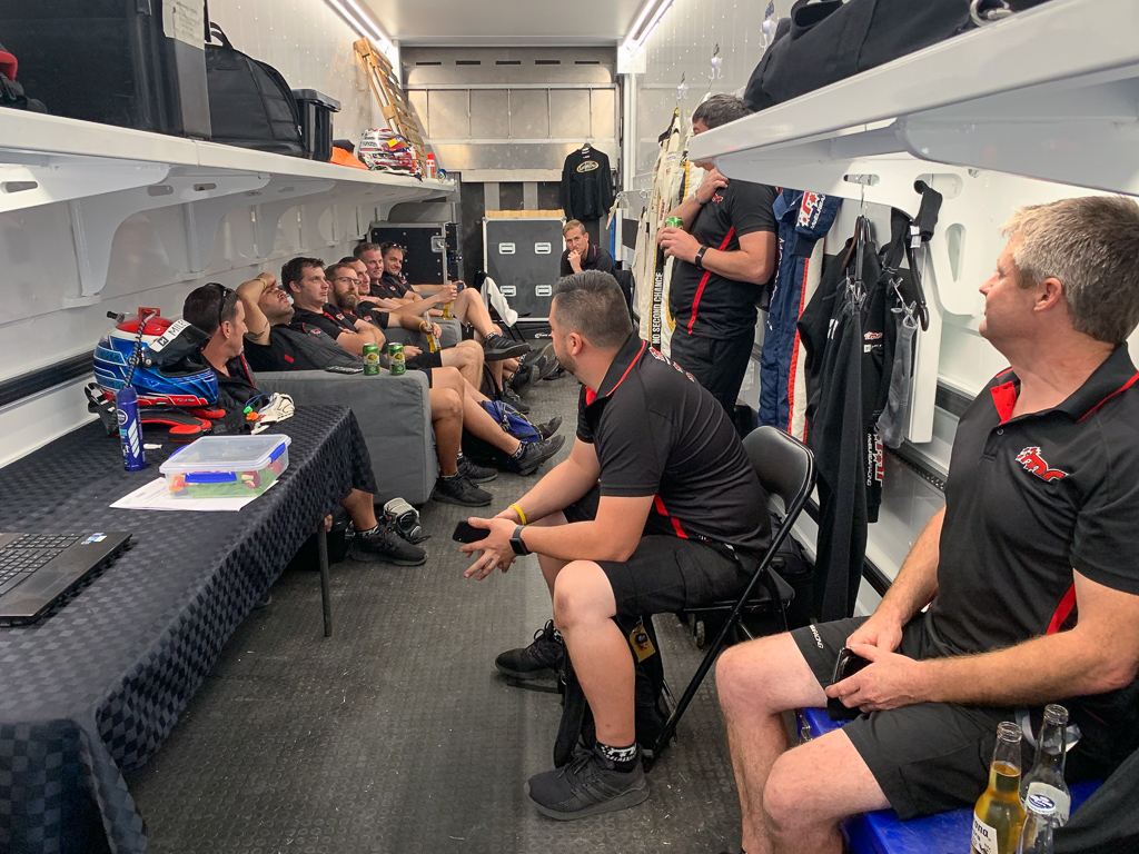 McElrea Racing crew at Townsville Street Circuit 2019