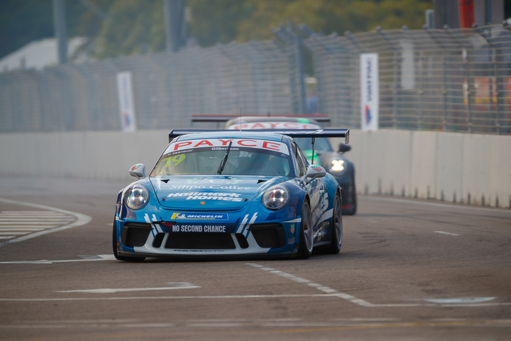 Anthony Gilbertson #19 racing at Townsville Street Circuit 2019