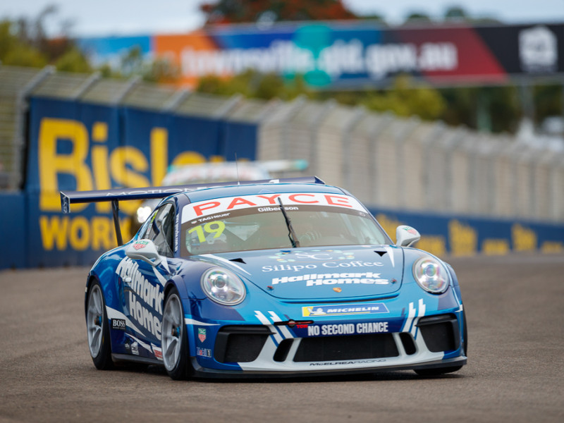 Anthony Gilbertson #19 racing at Townsville Street Circuit 2019