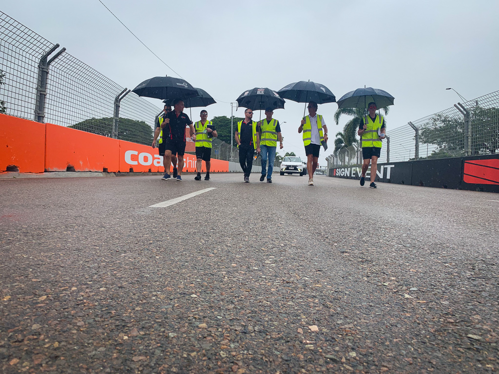 McElrea Racing drivers at Townsville Street Circuit 2019