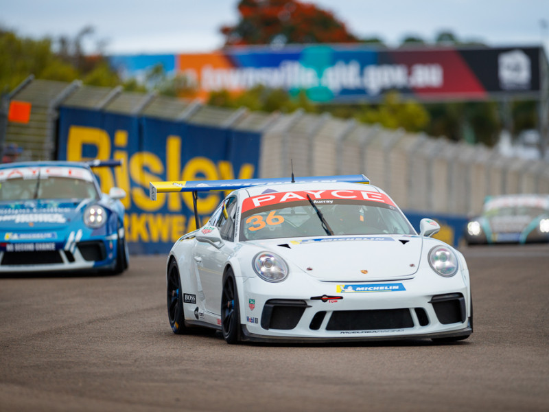Cooper Murray #36 racing at Townsville Street Circuit 2019
