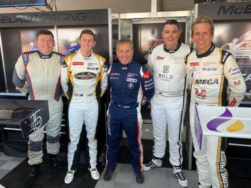 McElrea Racing drivers at The Bend Motorsport Park 2019