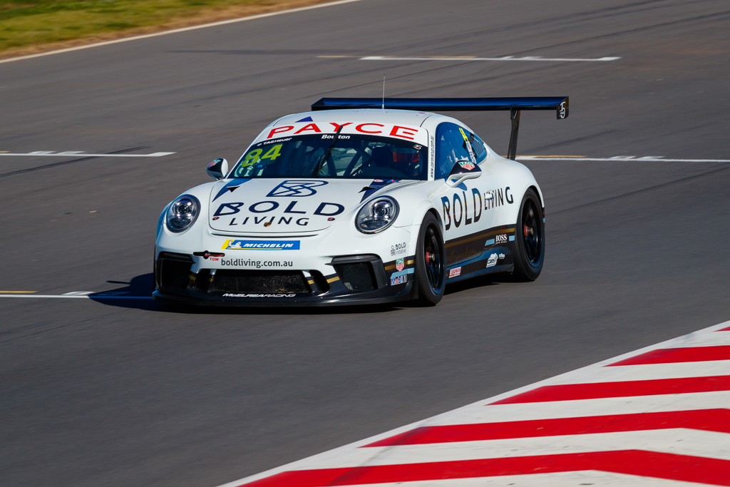 Brett Boulton #84 racing at The Bend Motorsport Park 2019
