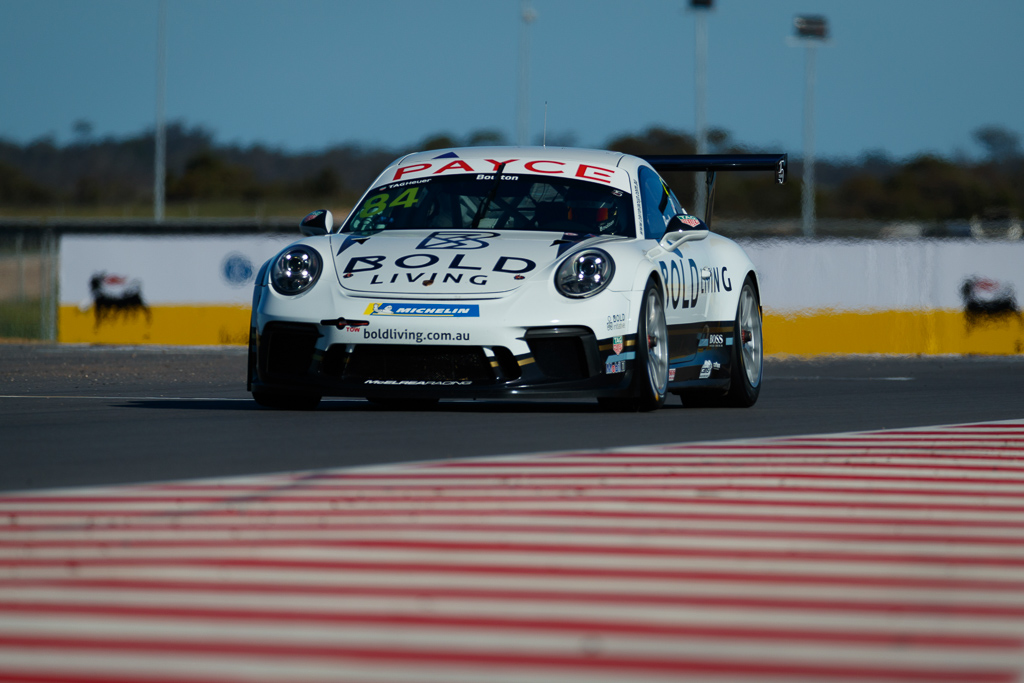 Brett Boulton #84 racing at The Bend Motorsport Park 2019