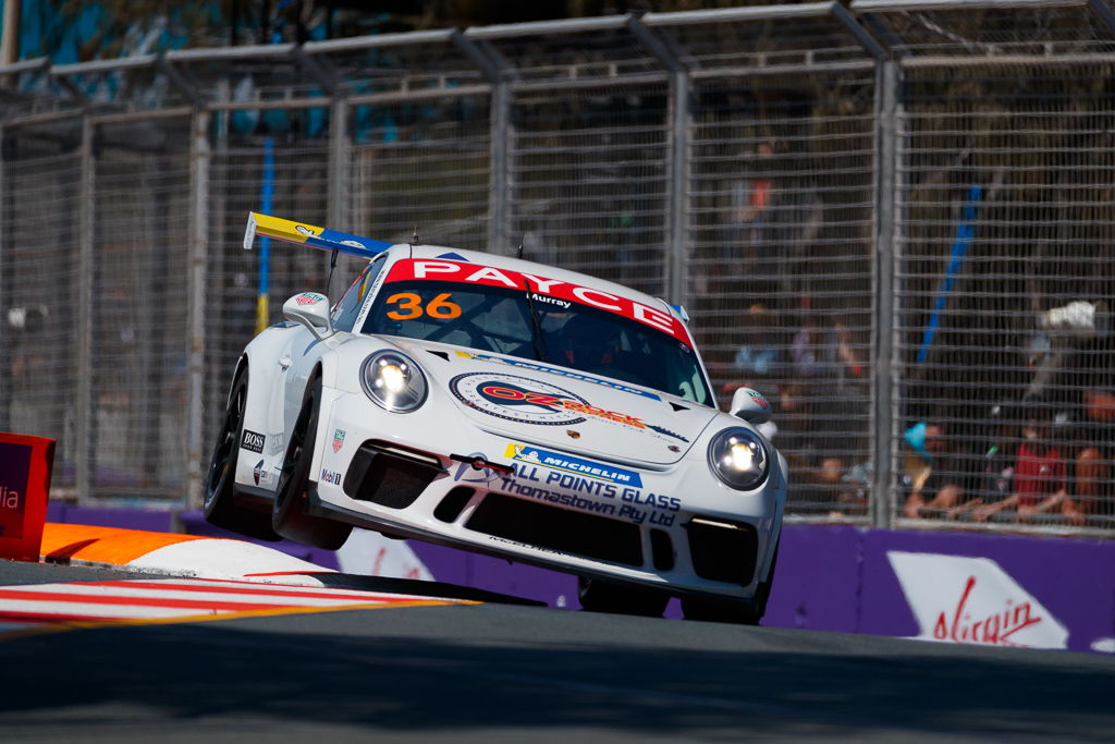 Cooper Murray with McElrea Racing in the Porsche Carrera Cup at Surfers Paradise