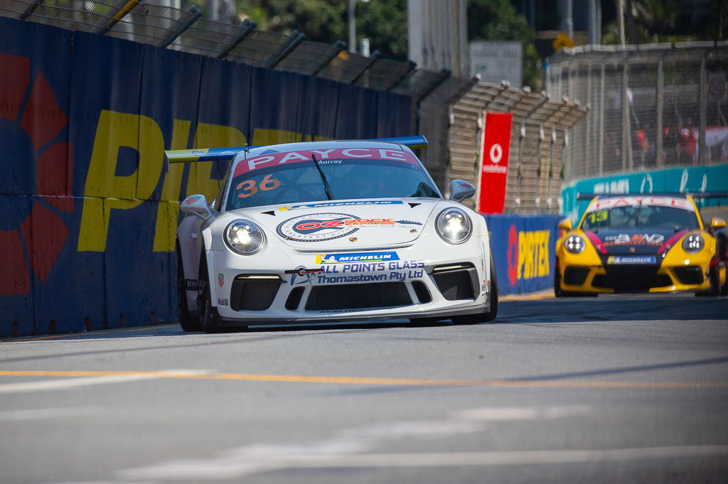 Cooper Murray with McElrea Racing in the Porsche Carrera Cup at Surfers Paradise