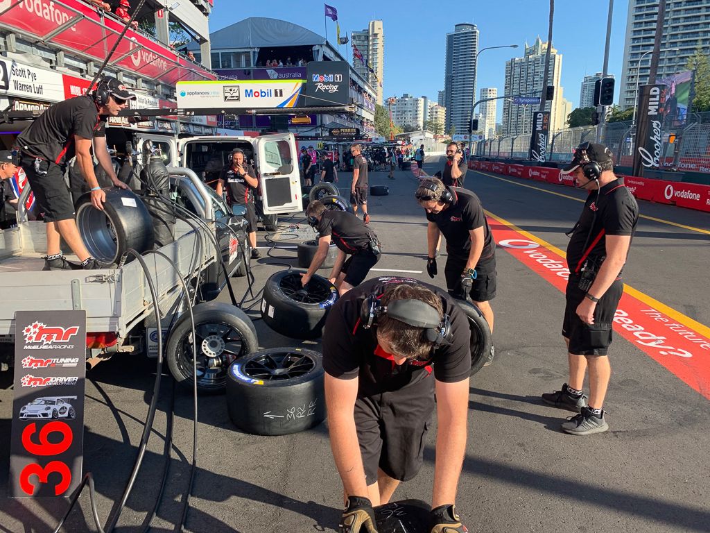 McElrea Racing crew at Surfers Paradise Street Circuit 2019
