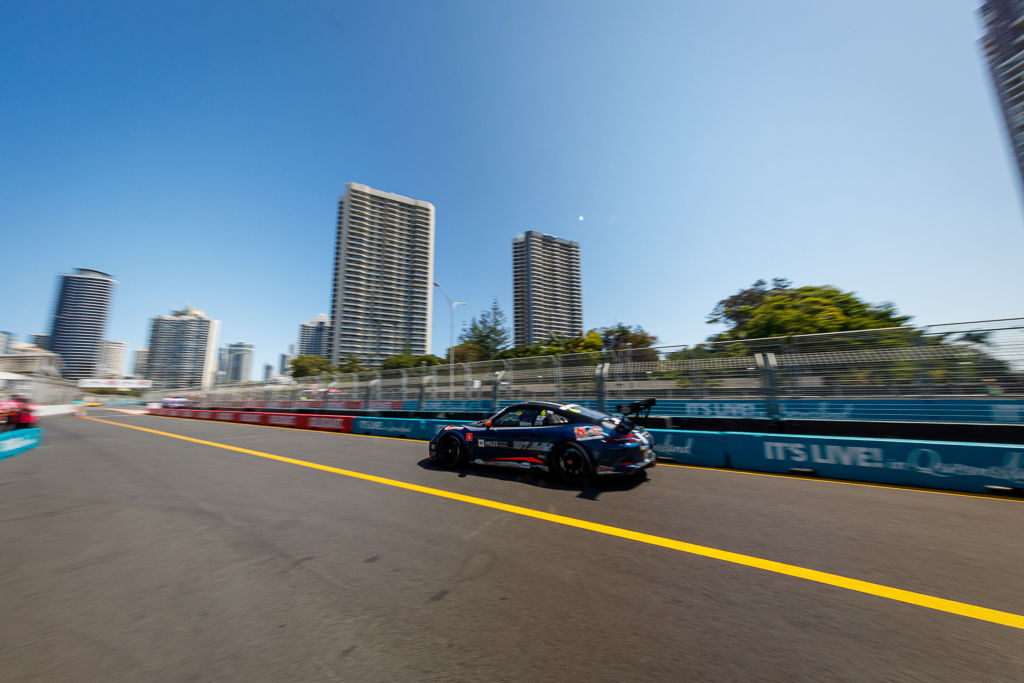 Tim Miles with McElrea Racing in the Porsche Carrera Cup at Surfers Paradise