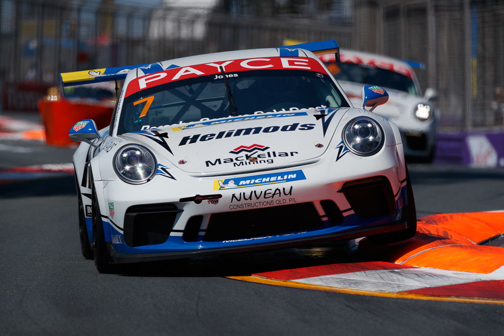 Harri Jones with McElrea Racing in the Porsche Carrera Cup at Surfers Paradise