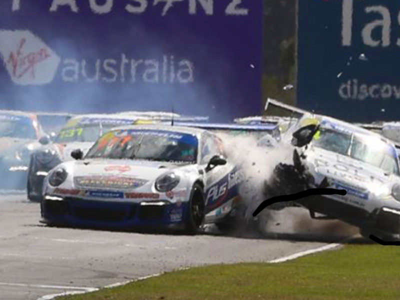 Brett Boulton #84 racing at Symmons Plains Raceway 2019