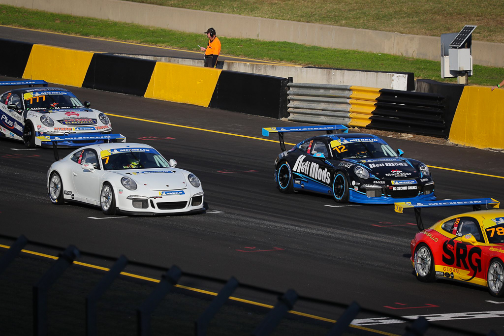 Harri Jones at Sydney Motorsport Park with McElrea Racing for Round 2 of the Porsche GT3 Cup Challenge