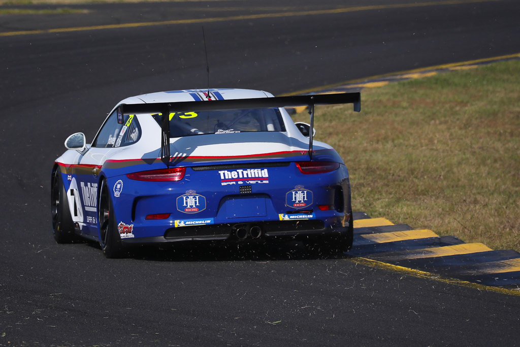 Michael Hovey at Sydney Motorsport Park with McElrea Racing for Round 2 of the Porsche GT3 Cup Challenge