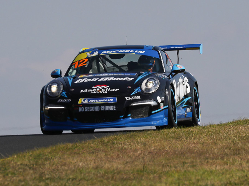 Harri Jones #12 racing at Sydney Motorsport Park 2019