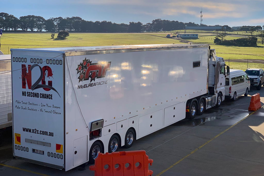 McElrea Racing crew at Phillip Island Circuit 2019