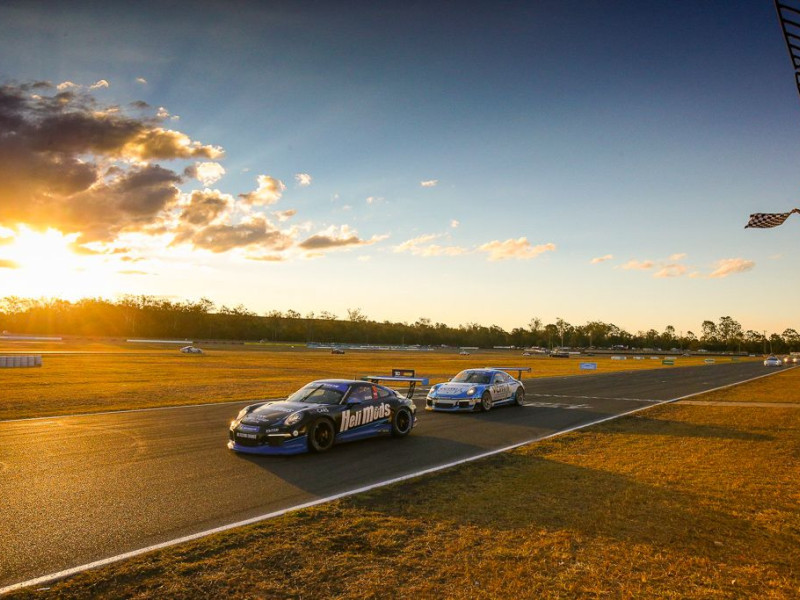 Harri Jones #12 racing at Queensland Raceway 2019