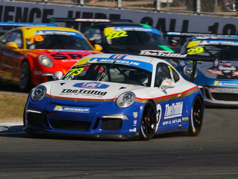 Michael Hovey #73 racing at Queensland Raceway 2019
