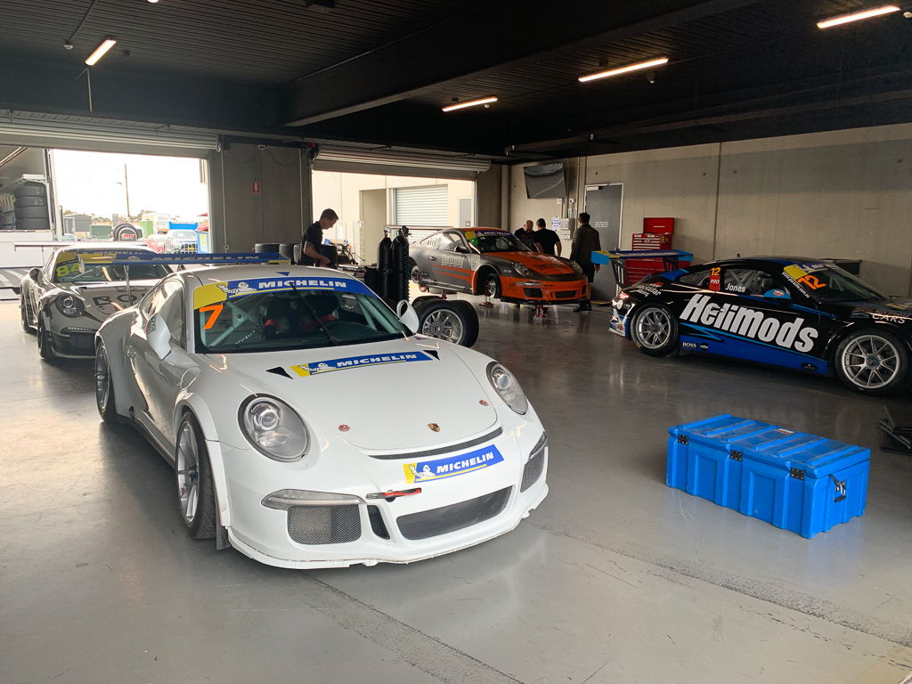 McElrea Racing crew at The Bend Motorsport Park 2019