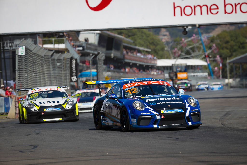 Harri Jones with McElrea Racing in the Porsche Carrera Cup at the Adelaide 500