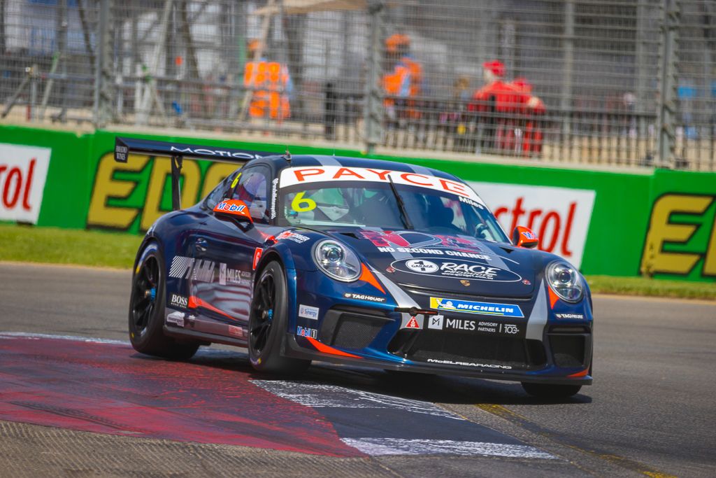 Tim Miles with McElrea Racing in the Porsche Carrera Cup at the Adelaide 500