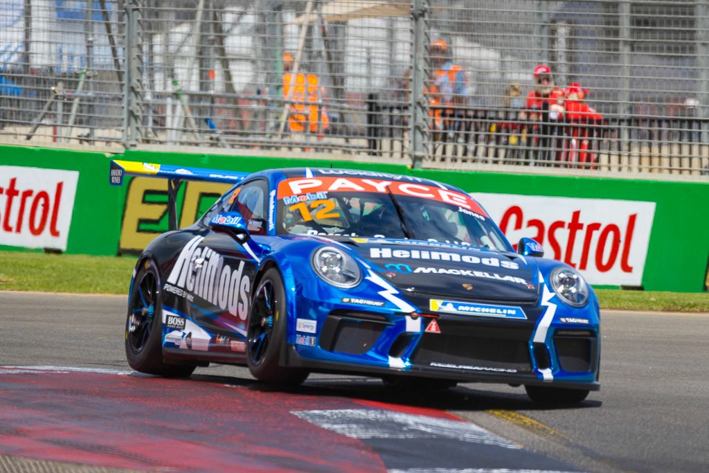 Harri Jones with McElrea Racing in the Porsche Carrera Cup at the Adelaide 500