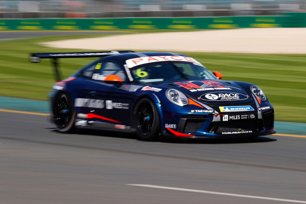 Tim Miles with McElrea Racing in the Porsche Carrera Cup at the Australian Grand Prix