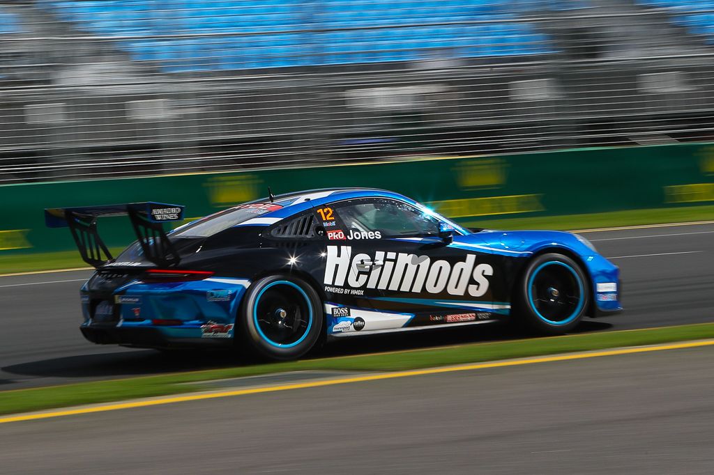 Harri Jones with McElrea Racing in the Porsche Carrera Cup at the Australian Grand Prix