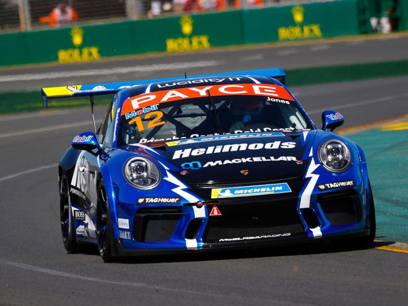 Harri Jones #12 racing at Australian Grand Prix 2020